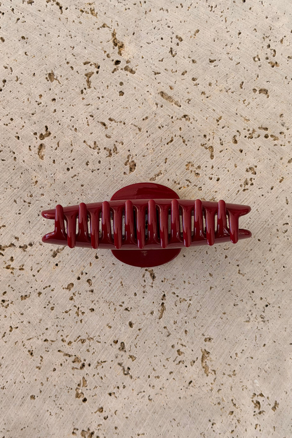 Paloma Hair Claw Clip - Sangria Shimmer - The Self Styler