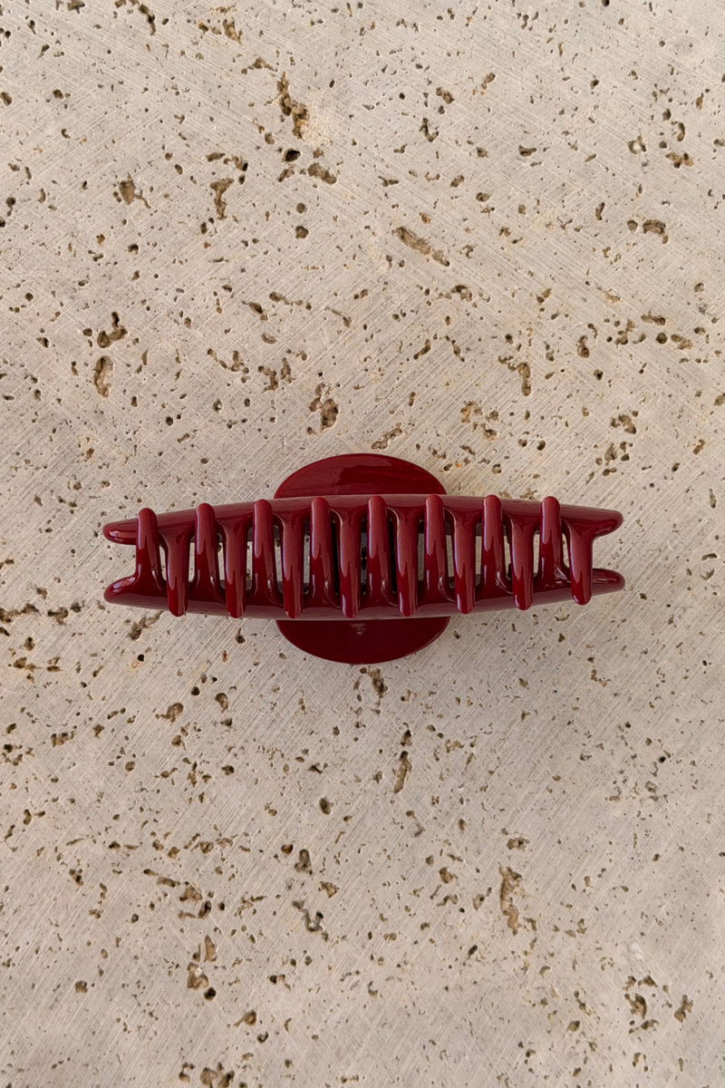 Paloma Hair Claw Clip - Sangria Shimmer - The Self Styler