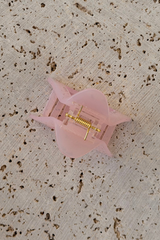 Charlie Acetate Hair Claw Clip - Pink