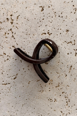 Posie Loop Hair Claw Clip - Choc Shimmer - The Self Styler