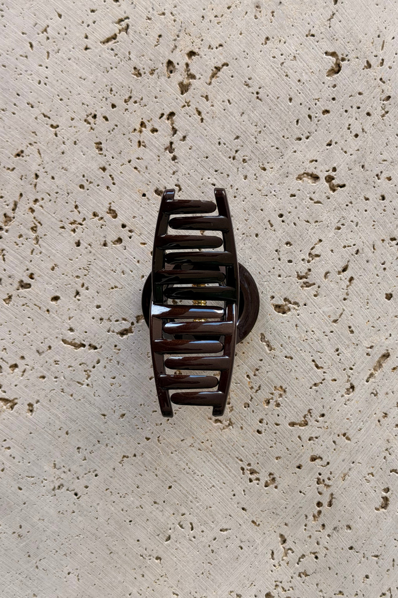 Posie Loop Hair Claw Clip - Choc Shimmer - The Self Styler