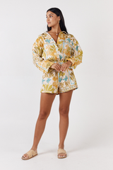 Lana Playsuit - Paradise Print - Girl and the Sun - The Self Styler