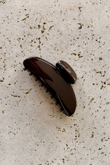 Paloma Hair Claw Clip - Choc Shimmer - The Self Styler