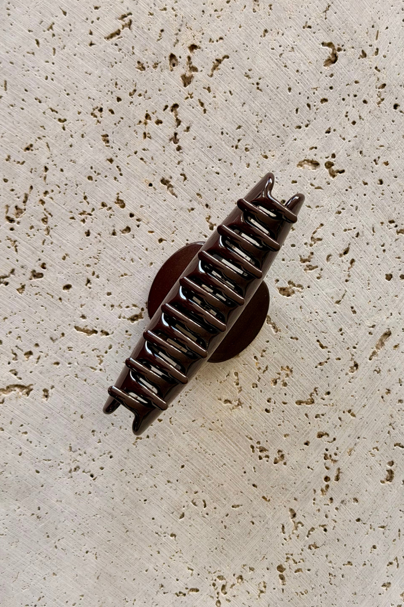 Paloma Hair Claw Clip - Choc Shimmer - The Self Styler