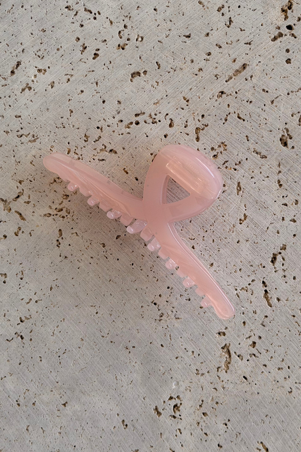 Milani Acetate Loop Hair Claw Clip - Pink - The Self Styler