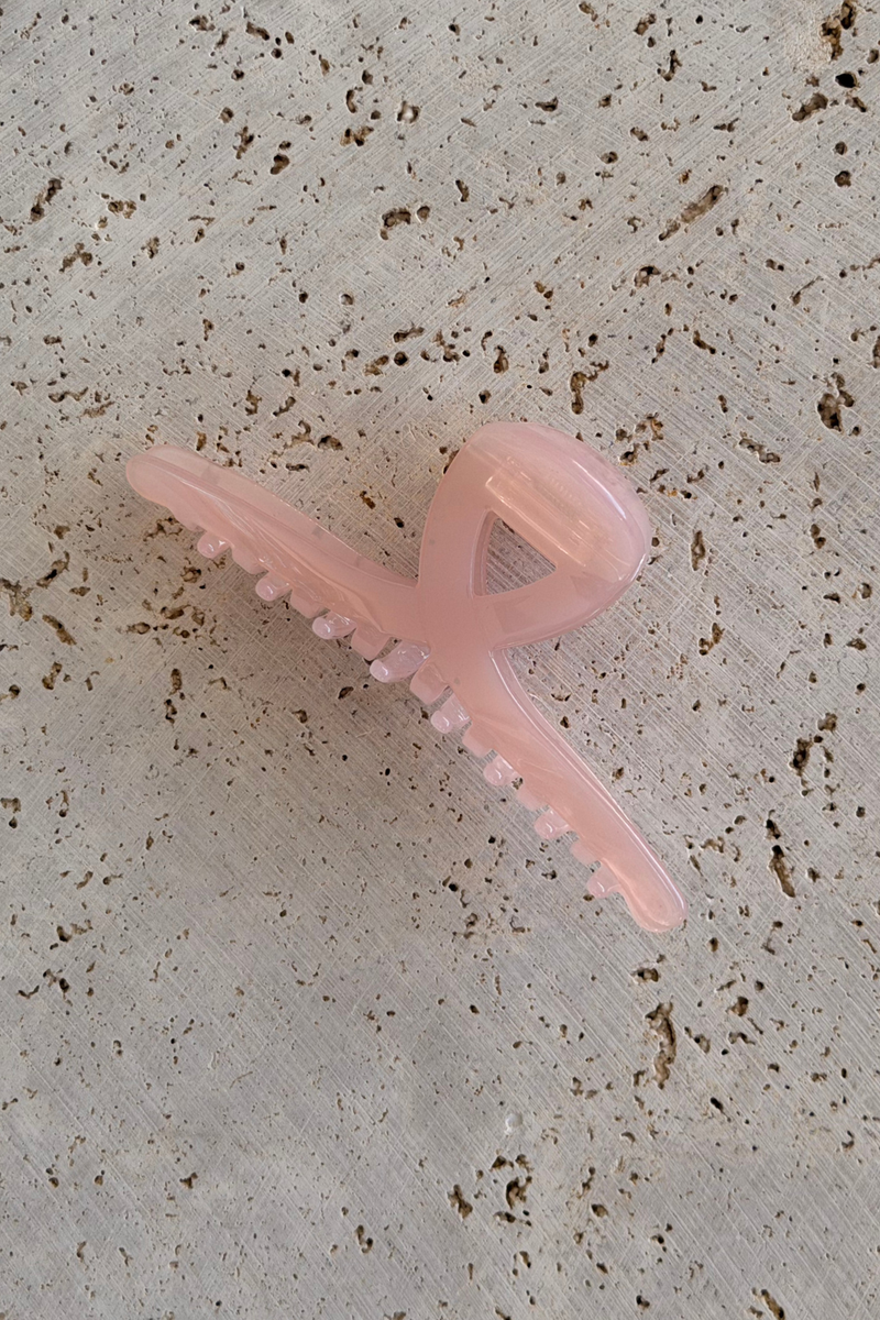 Milani Acetate Loop Hair Claw Clip - Pink - The Self Styler