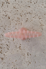 Milani Acetate Loop Hair Claw Clip - Pink - The Self Styler