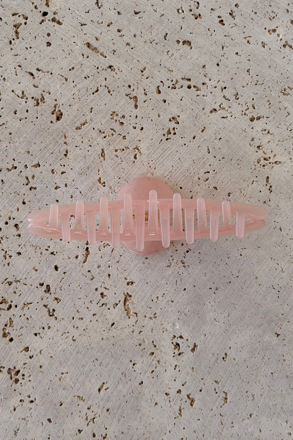 Milani Acetate Loop Hair Claw Clip - Pink - The Self Styler