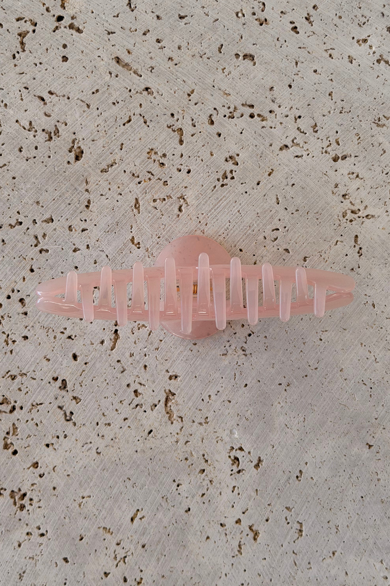 Milani Acetate Loop Hair Claw Clip - Pink - The Self Styler