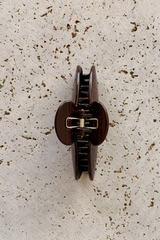 Paloma Hair Claw Clip - Choc Shimmer - The Self Styler