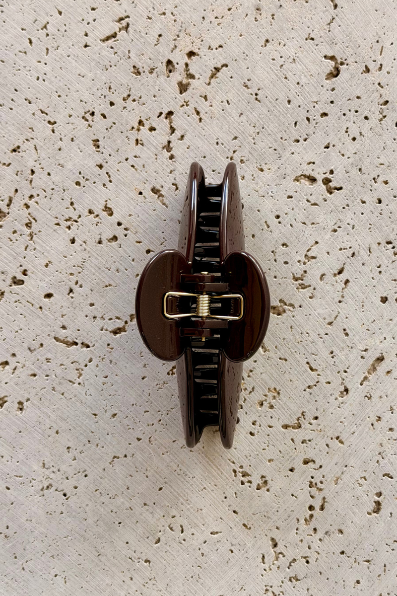 Paloma Hair Claw Clip - Choc Shimmer - The Self Styler