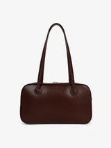 Brenna East-West Shoulder Bag - Chocolate