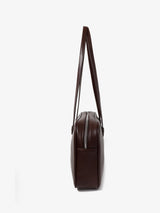Brenna East-West Shoulder Bag - Chocolate