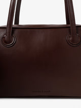 Brenna East-West Shoulder Bag - Chocolate