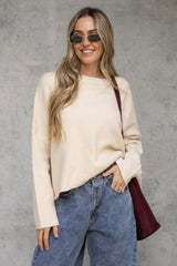 Bonnie Knit Jumper - Stone
