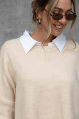 Bonnie Knit Jumper - Stone