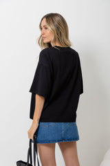 Koah Boxy-Fit Tee - Black