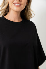 Koah Boxy-Fit Tee - Black