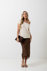Avalon Off-The-Shoulder Top - Ivory Cream