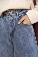 Hudson Barrel Denim Jeans - Acid Wash