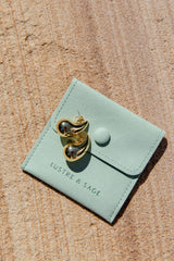 Haven Tear Drop Stud Earrings - Gold - The Self Styler