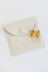 Rhodes Hoop Earrings - Gold - The Self Styler