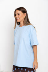 Myles Relaxed-Fit Tee - Blue - The Self Styler