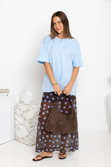 Myles Relaxed-Fit Tee - Blue - The Self Styler