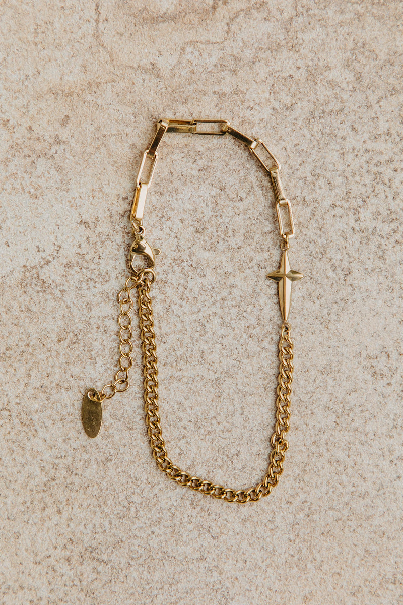Indie Chain Bracelet - Gold - The Self Styler