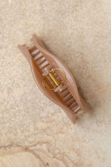 Bonnie Claw Hair Clip - Latte - The Self Styler