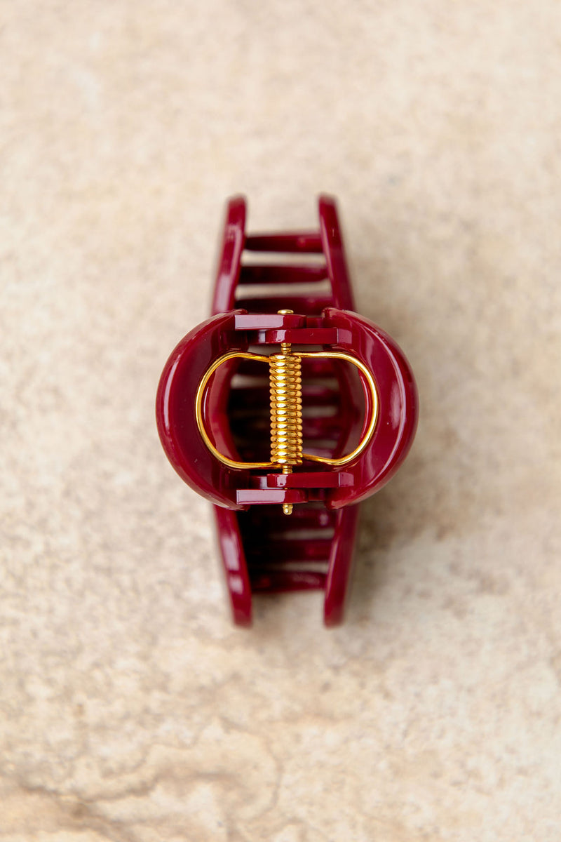 Harlow Heart Claw Clip - Cherry Red - The Self Styler