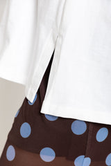 Arden Off-The-Shoulder Tee - White - The Self Styler