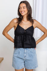 Milan Top - Black - The Self Styler
