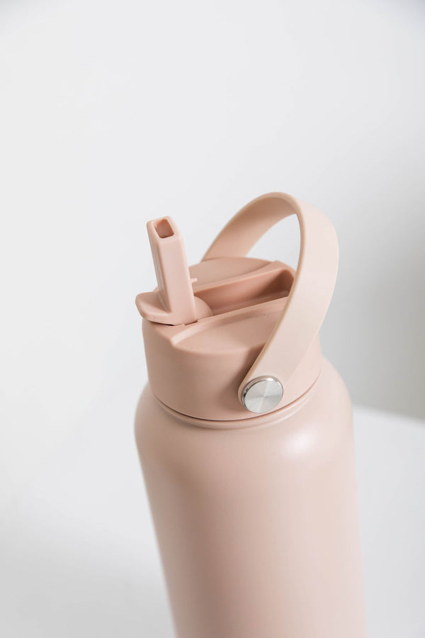 Flynn 1L Water Bottle - Soft Blush Pink - Suni and Sol - The Self Styler