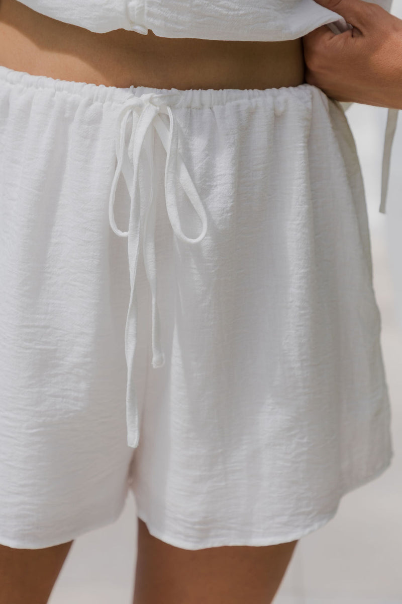 Romy Shorts - White - The Self Styler