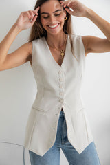 Juno Vest - Oyster - The Self Styler
