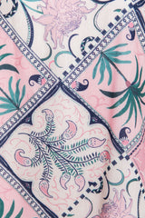 Cleo Mini Dress - PInk Tile Print - The Self Styler