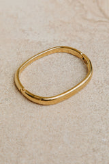 Ava Minimalist Bangle - Gold - The Self Styler