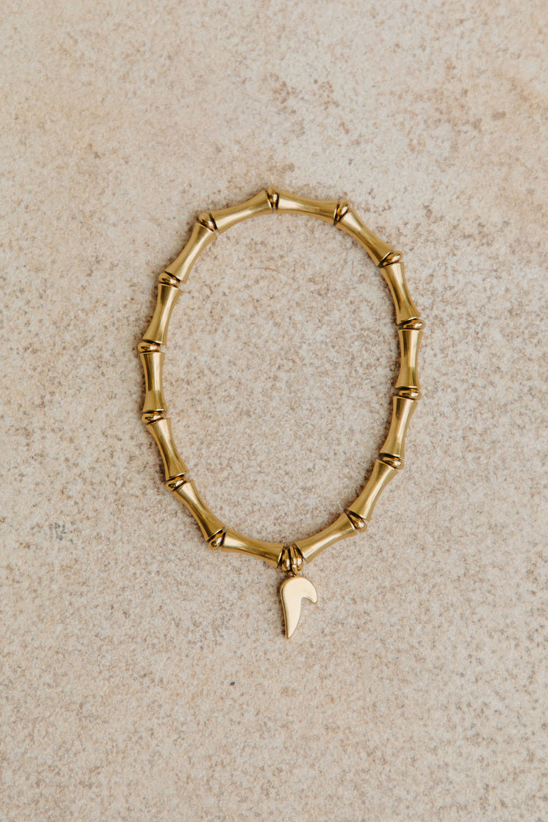 Sophie Bamboo Bracelet - Gold - The Self Styler