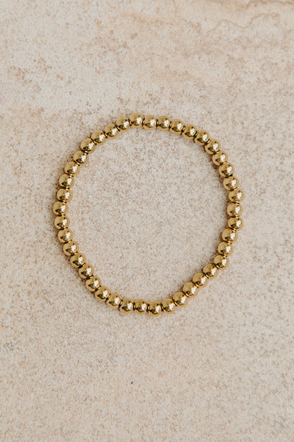 Tia Beaded Bracelet - Gold - The Self Styler