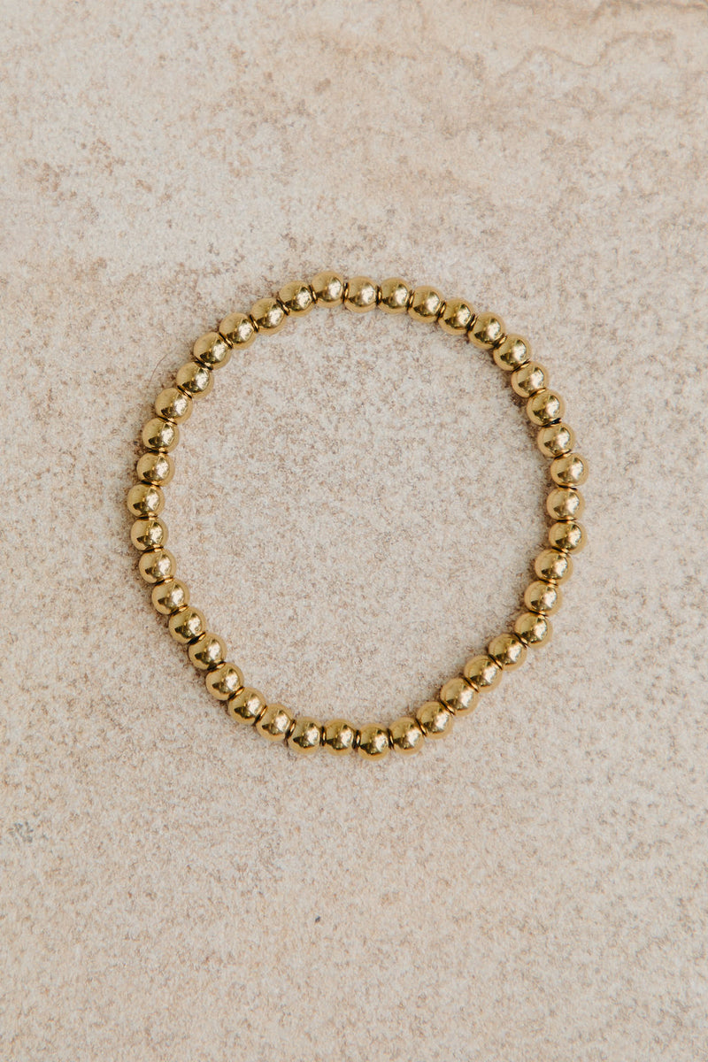 Tia Beaded Bracelet - Gold - The Self Styler