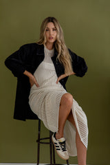 Airlie Crochet Maxi Dress - Natural - The Self Styler