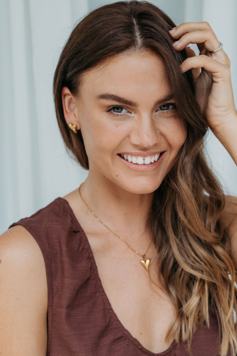 Amara Earrings and Necklace Set - Gold - The Self Styler