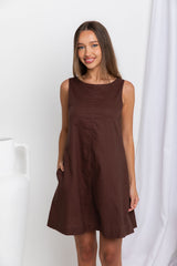 Korah Dress - Chocolate - The Self Styler