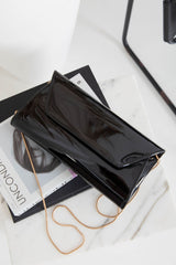 Angel Gloss Clutch Bag - Black - The Self Styler