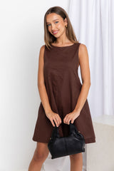 Korah Dress - Chocolate - The Self Styler