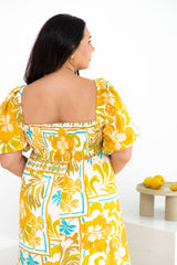 Tala Maxi Dress - Paradise Print - Girl and the Sun - The Self Styler