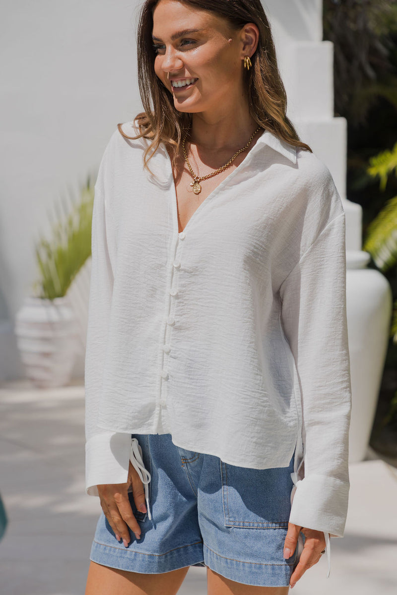 Gigi Top - White - The Self Styler