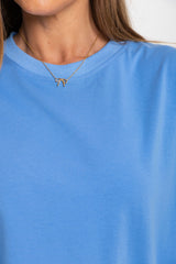 Koah Boxy-Fit Tee - Blue - The Self Styler