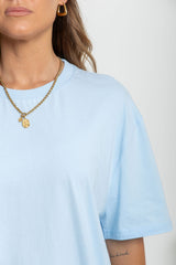 Myles Relaxed-Fit Tee - Blue - The Self Styler